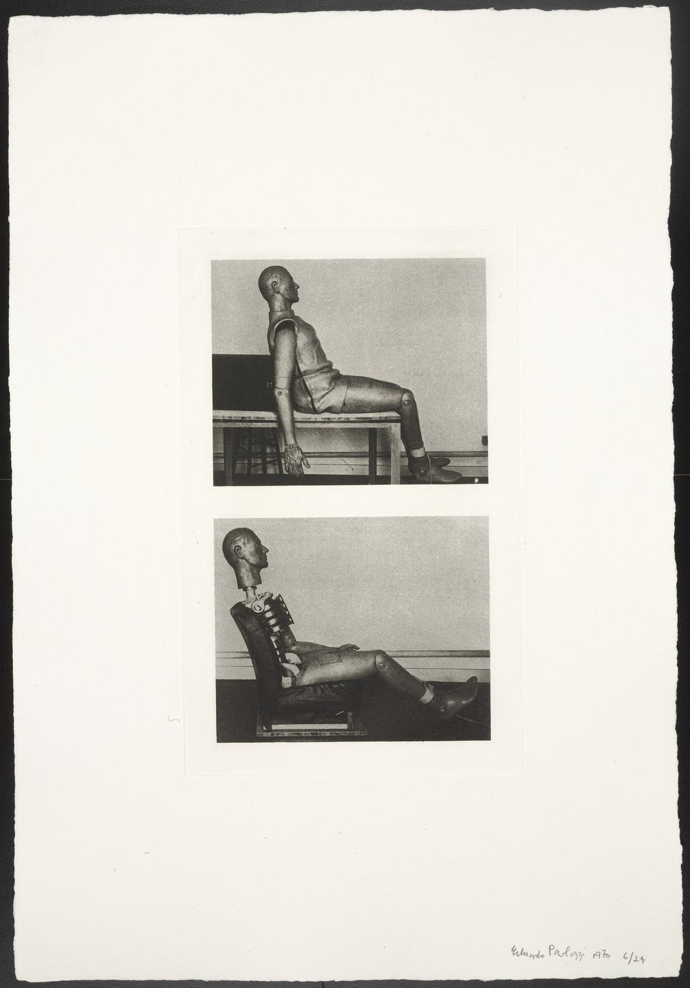 Eduardo Paolozzi. Untitled (M.I.R.A. Pair) from The Conditional Probability Machine. 1970