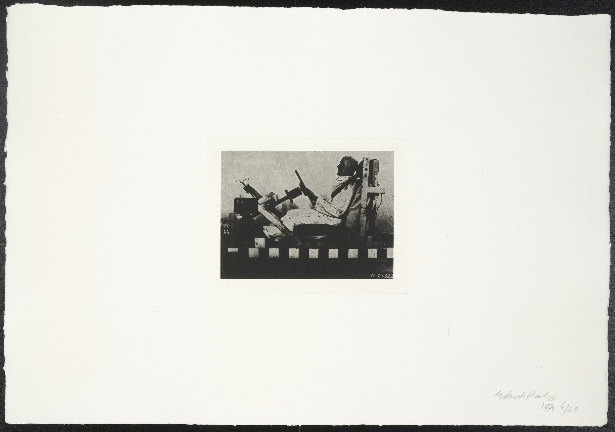 Eduardo Paolozzi. Untitled (U 14322) from The Conditional Probability Machine. 1970