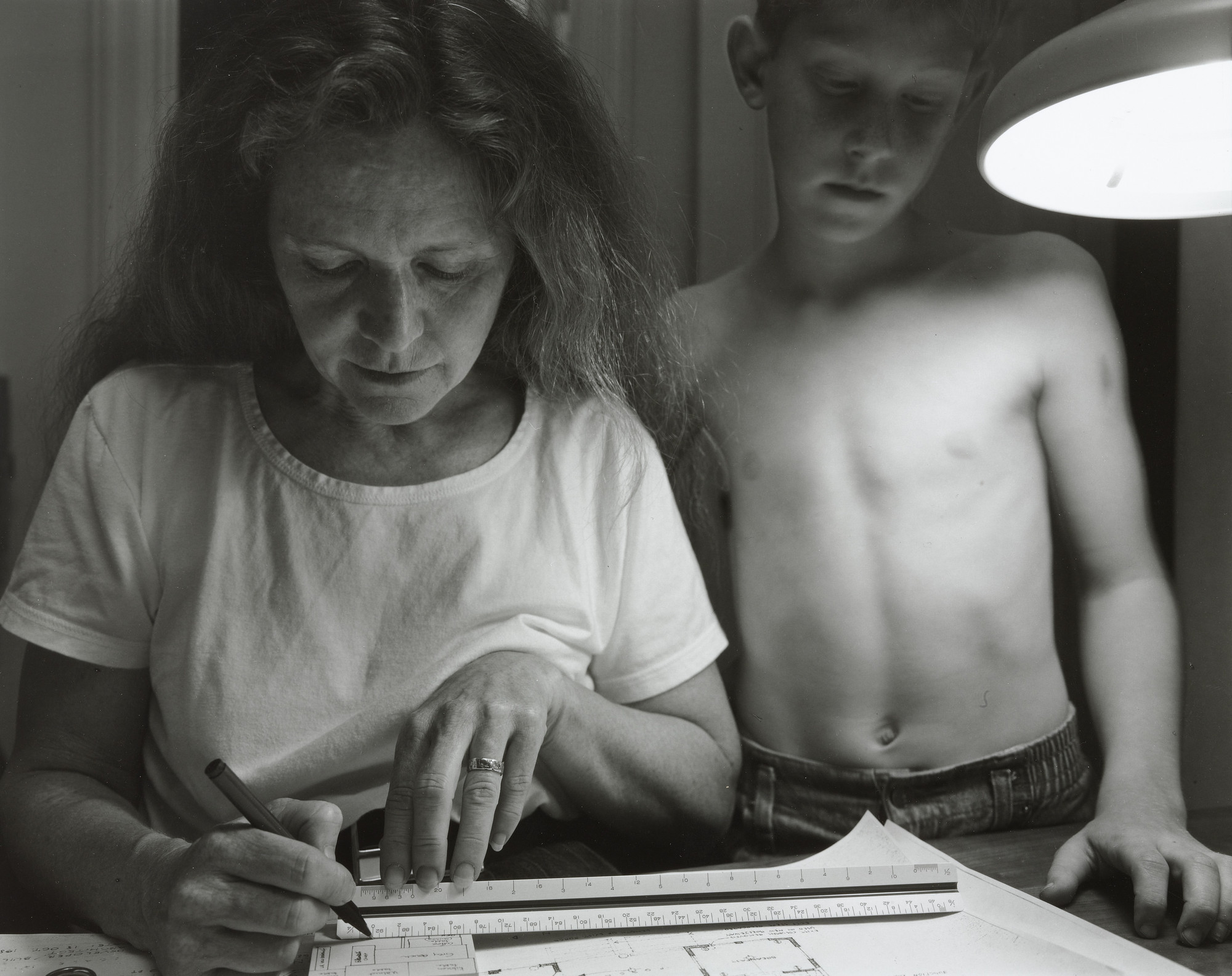 Nicholas Nixon. Bebe and Sam, Cambridge