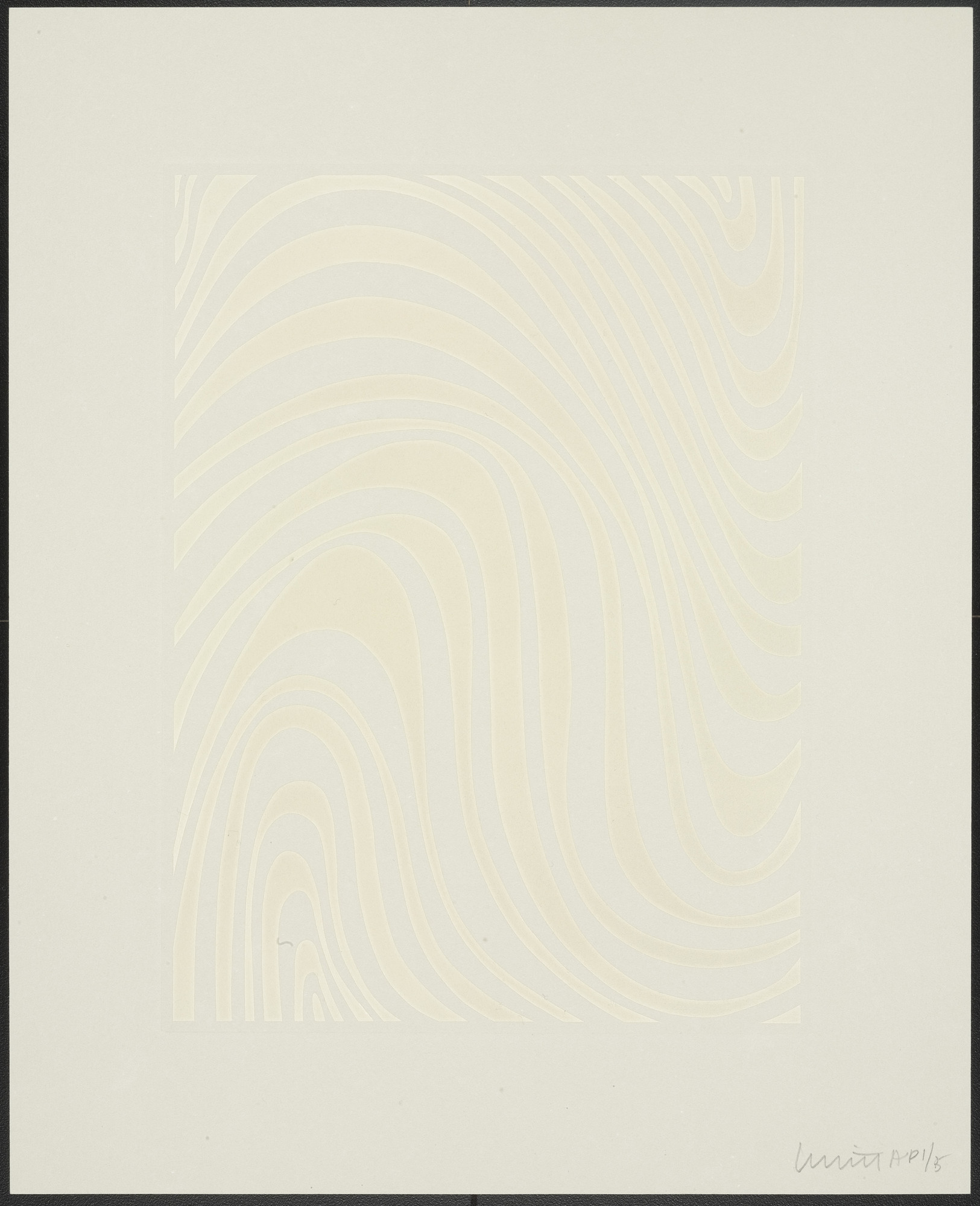 Sol LeWitt. Untitled from Irregular Bands