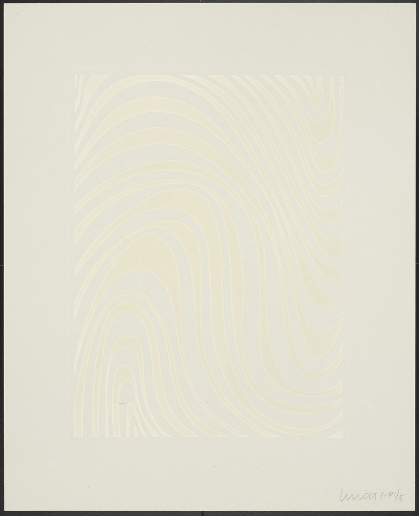 Untitled from Irregular Bands by Sol LeWitt