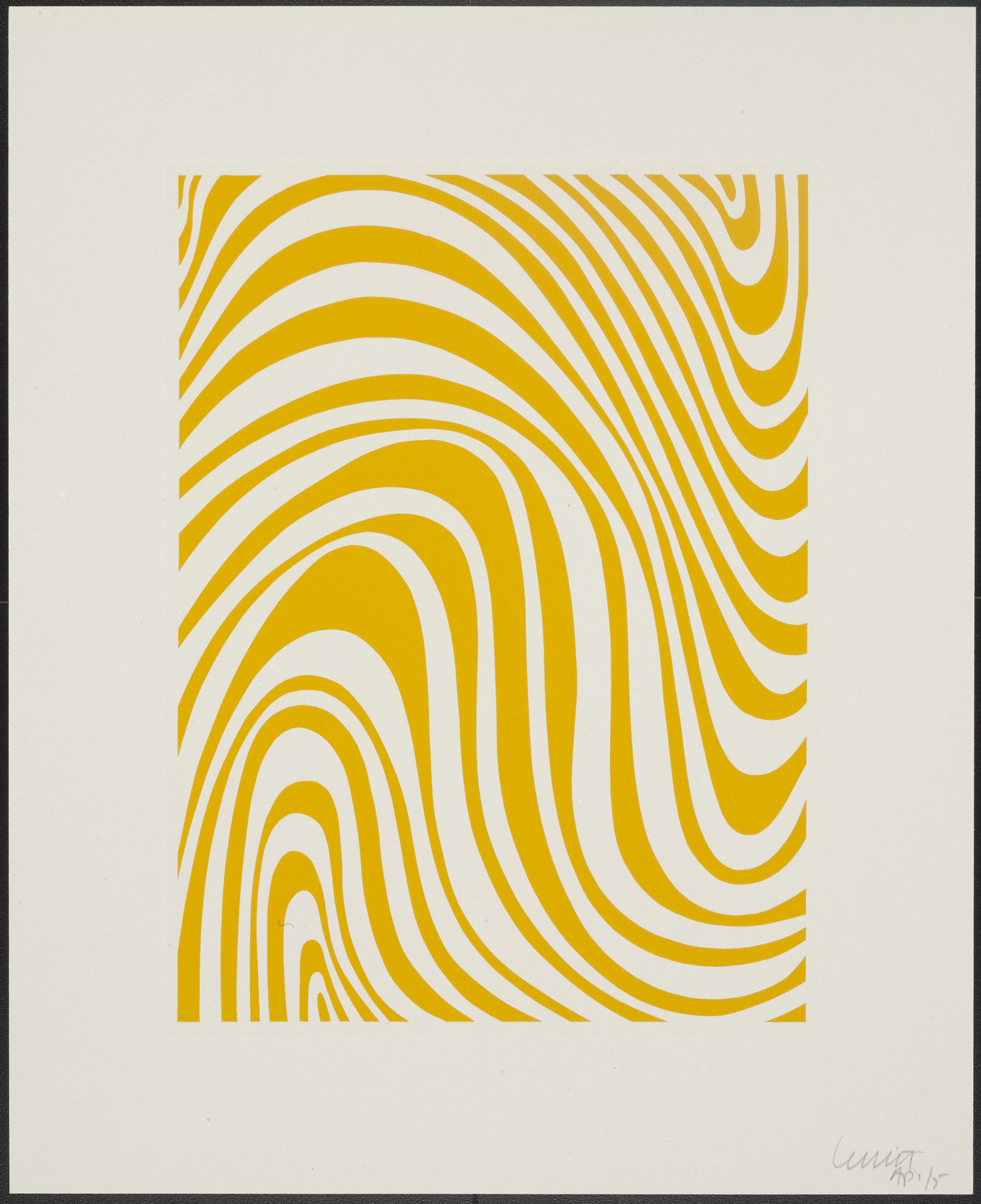 Sol LeWitt. Untitled from Irregular Bands