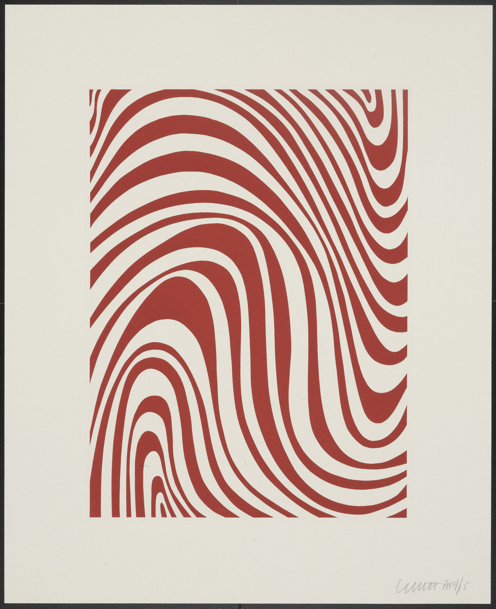 Sol LeWitt. Untitled from Irregular Bands