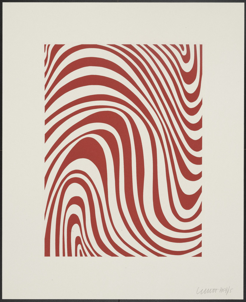 Untitled from Irregular Bands by Sol LeWitt
