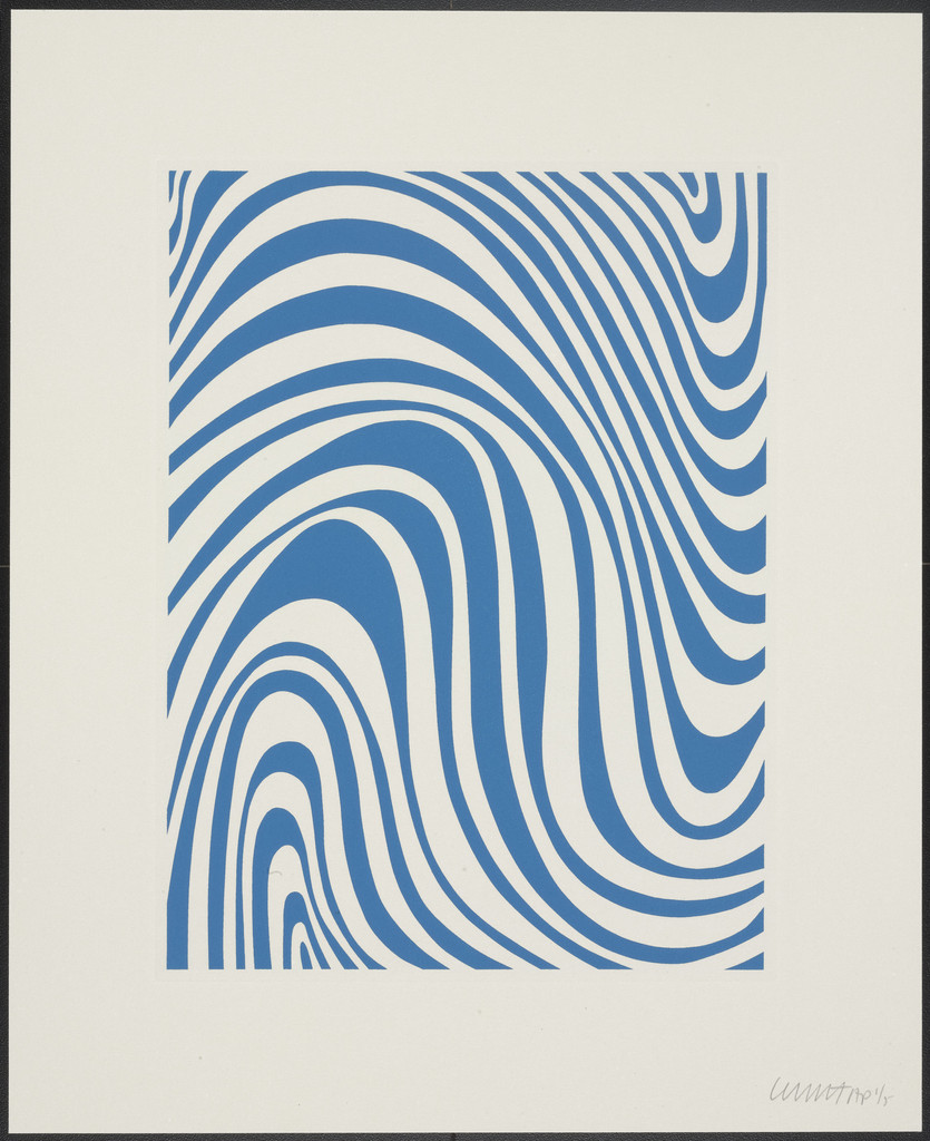 Untitled from Irregular Bands by Sol LeWitt