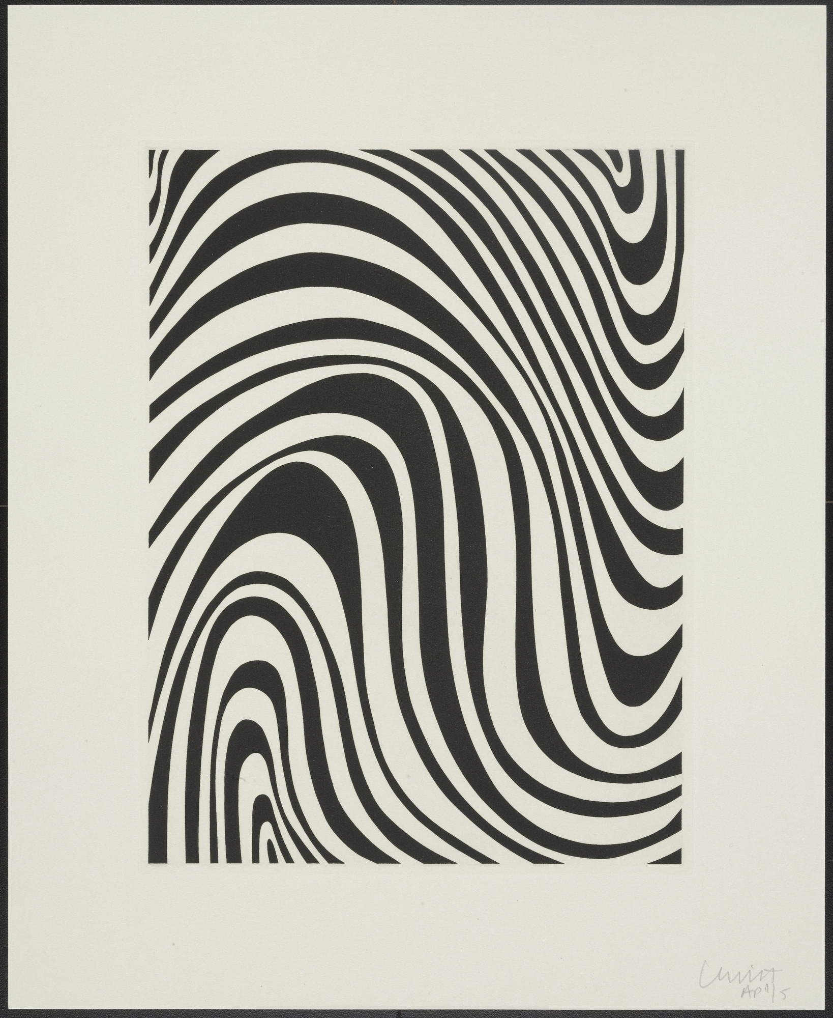 Sol LeWitt. Untitled from Irregular Bands
