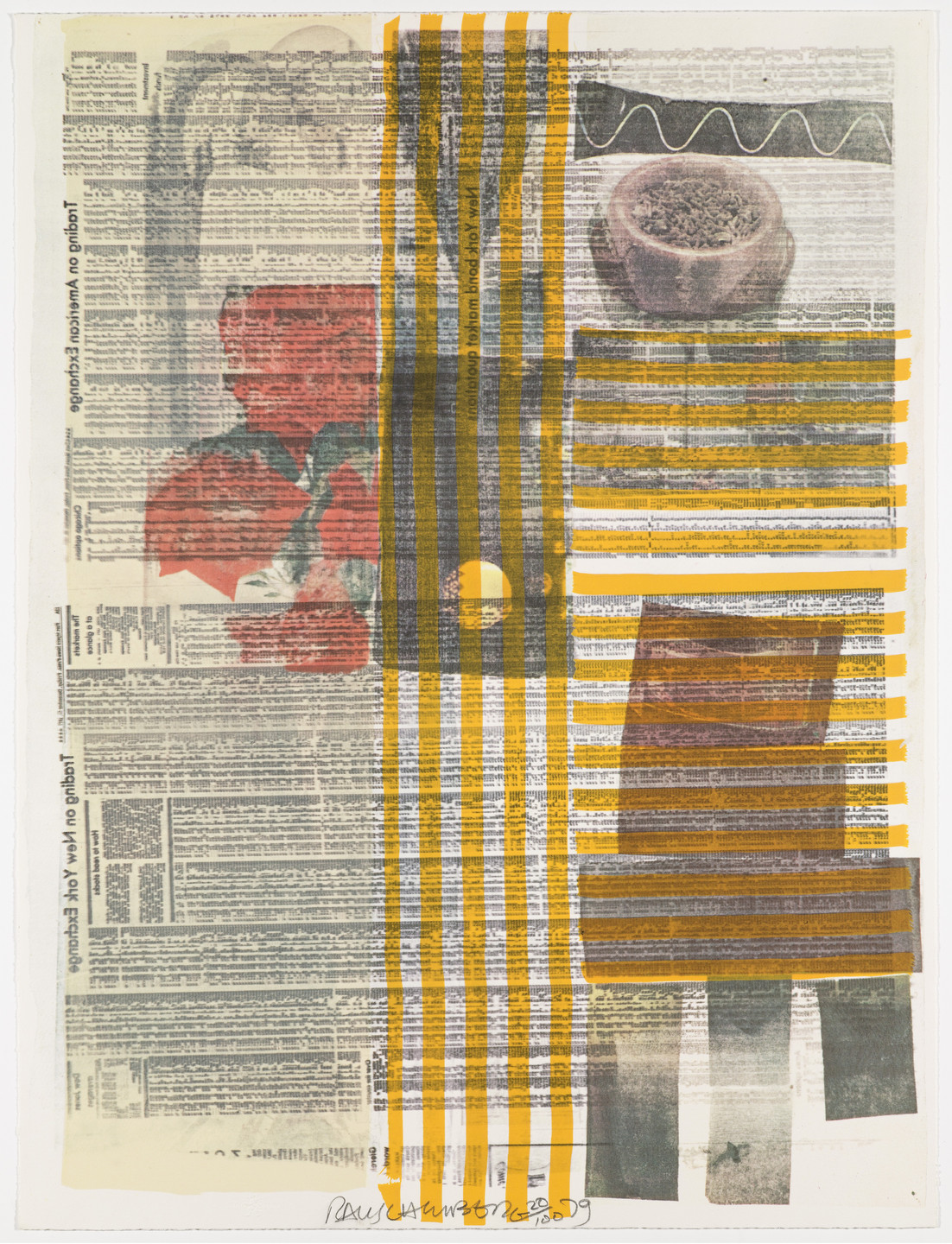 Robert Rauschenberg. One More and We Will Be More Than Half Way There. 1979