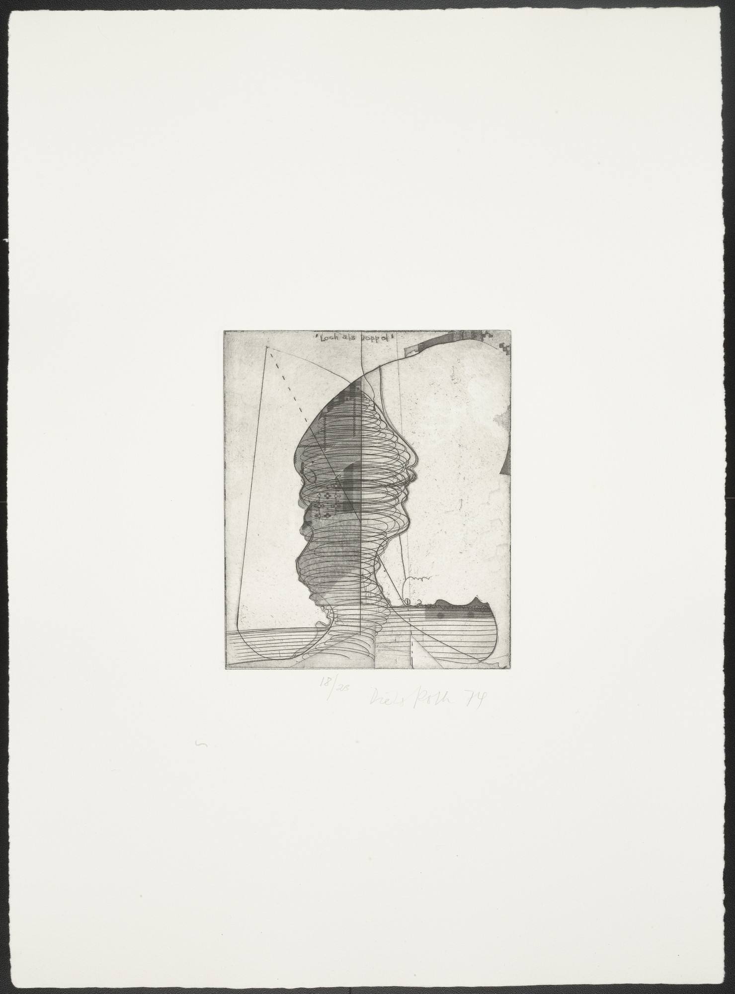 Dieter Roth. Untitled from 22 Doubleheads