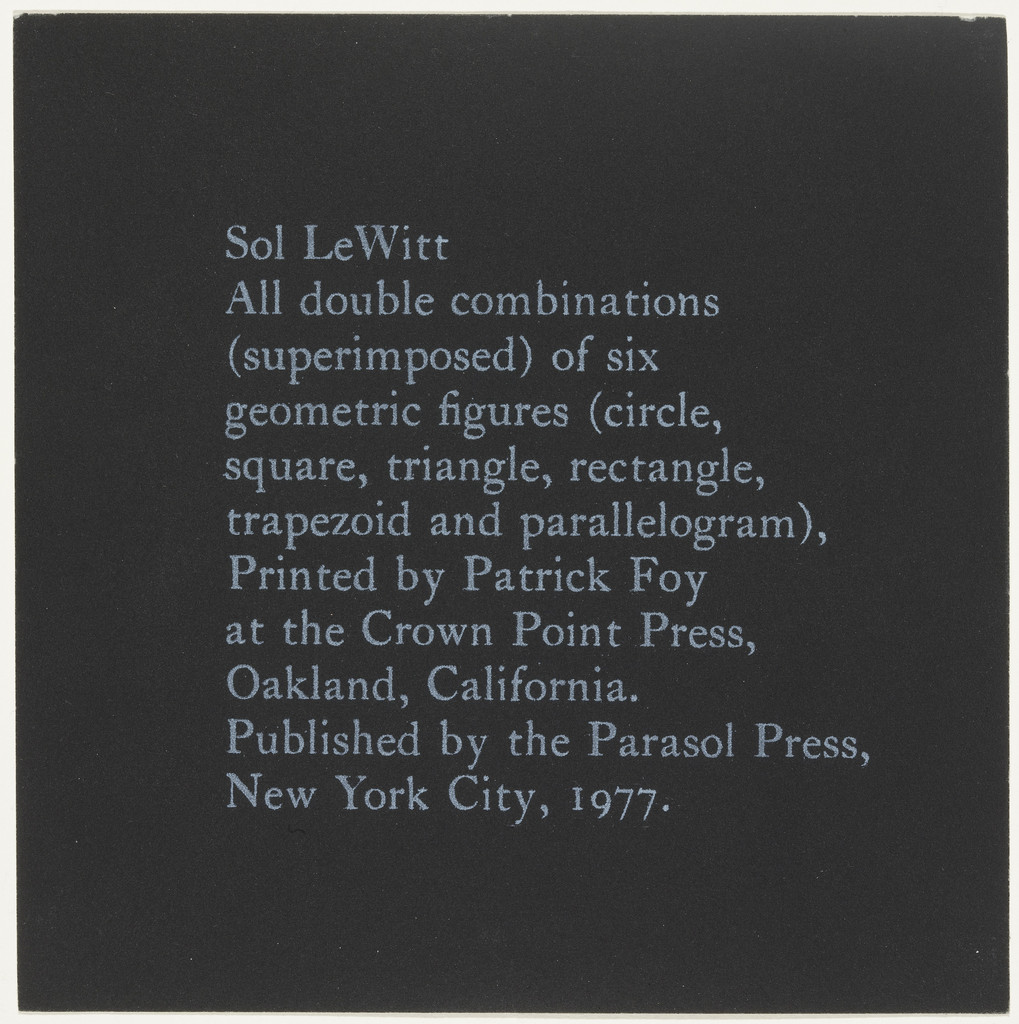 Six Geometric Figures, Superimposed in Pairs