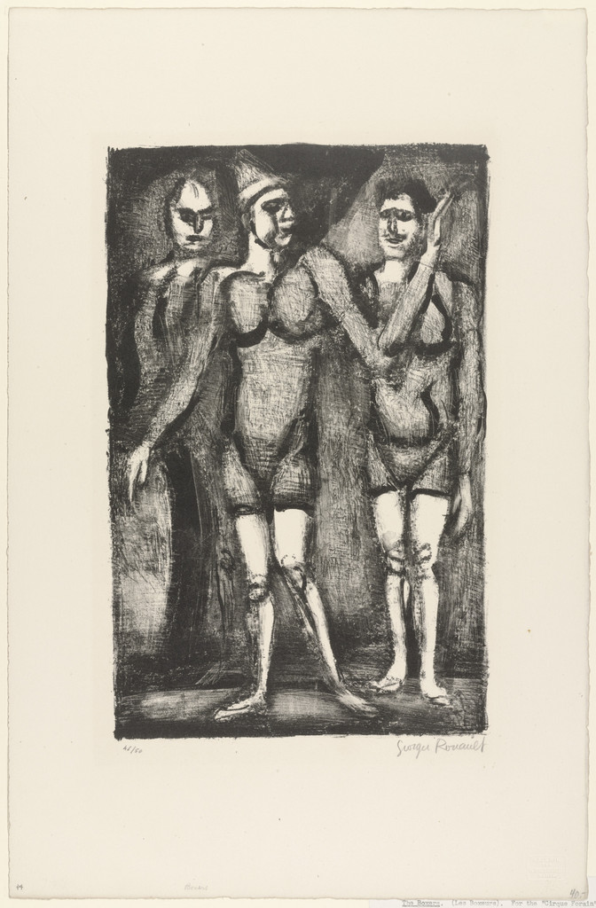 The Boxers. Wandering Circus (Les Boxeurs. Cirque forain)