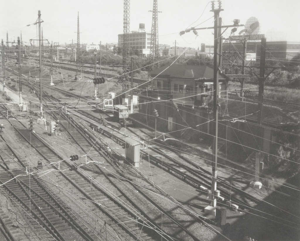 Long Island Railroad Yard from Queens Boulevard, Queens