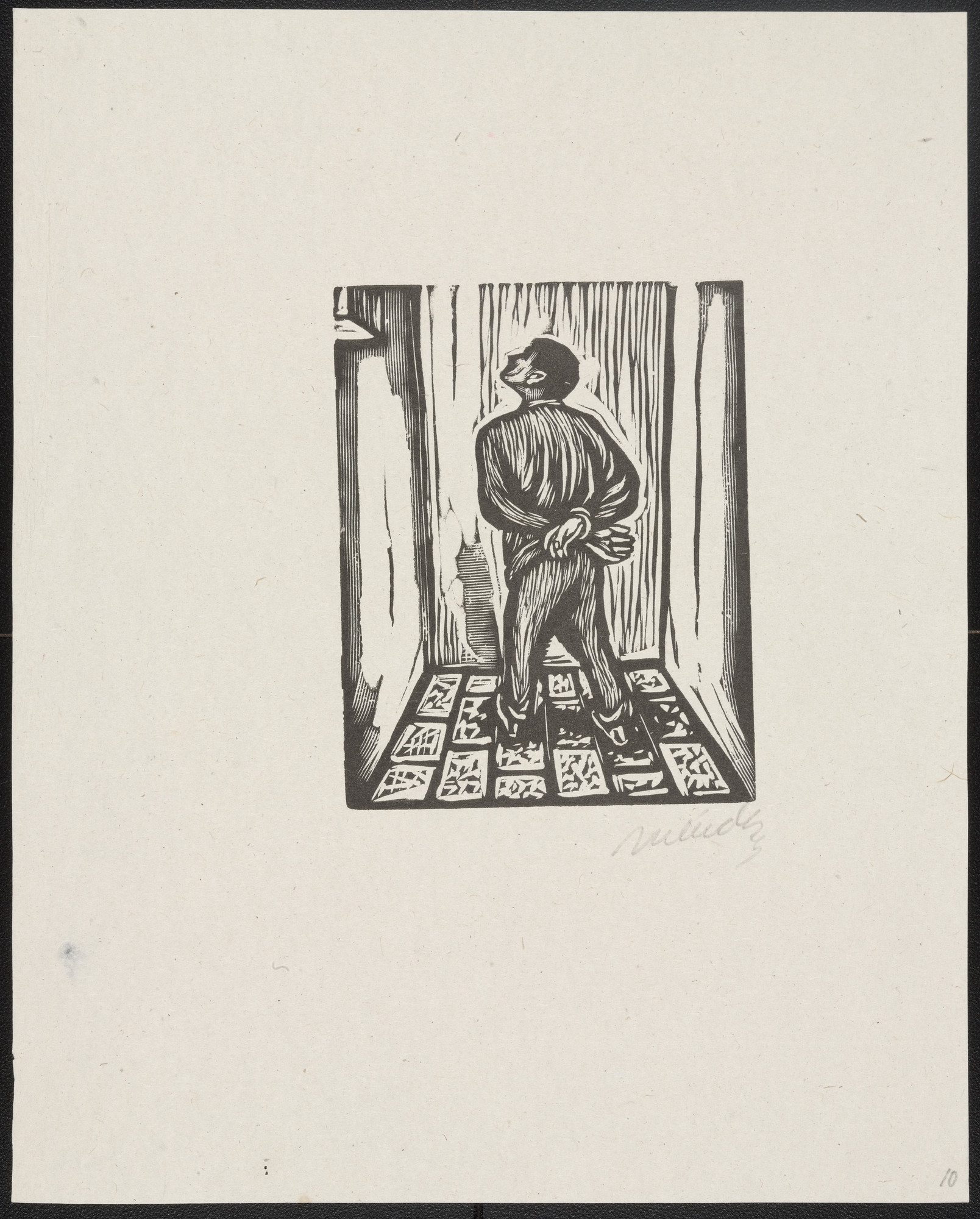 Leopoldo Méndez. Prisoner (El Preso) from the portfolio 25 Prints of Leopoldo Méndez