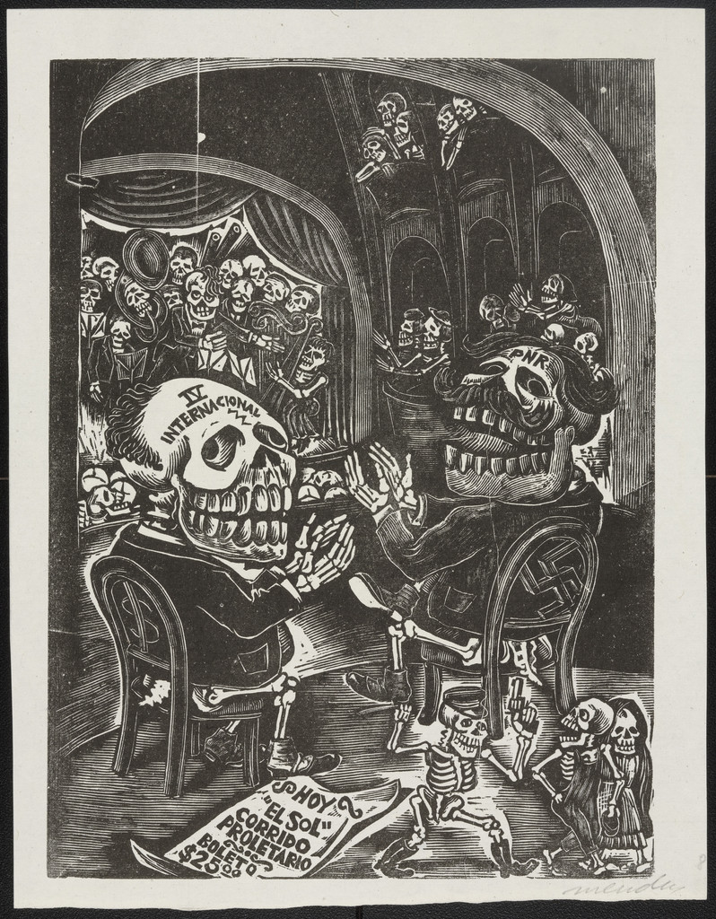 The Symphonic Concert of Skeletons (Concierto Sinfónico de Calaveras) from the portfolio 25 Prints of Leopoldo Méndez