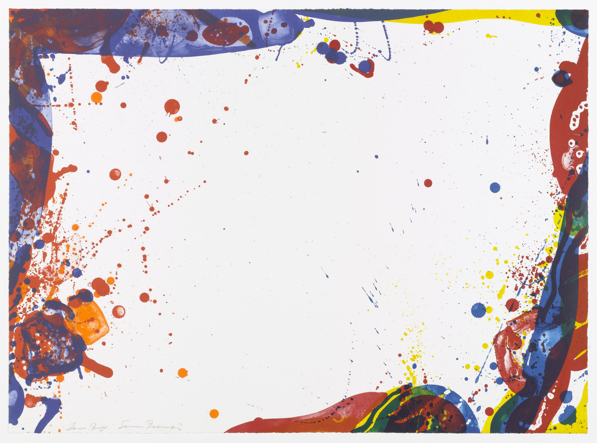 Sam Francis. A Sail