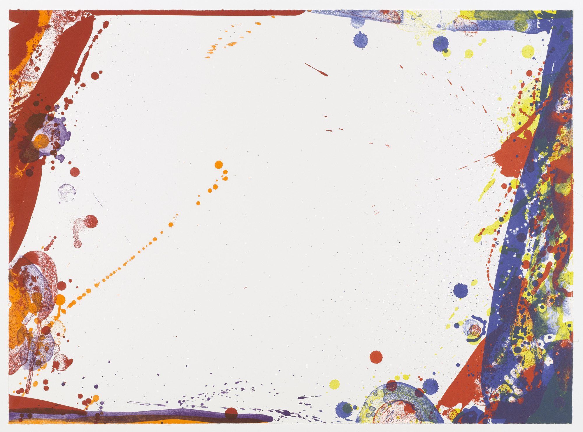 Sam Francis. Blue Cut Sail