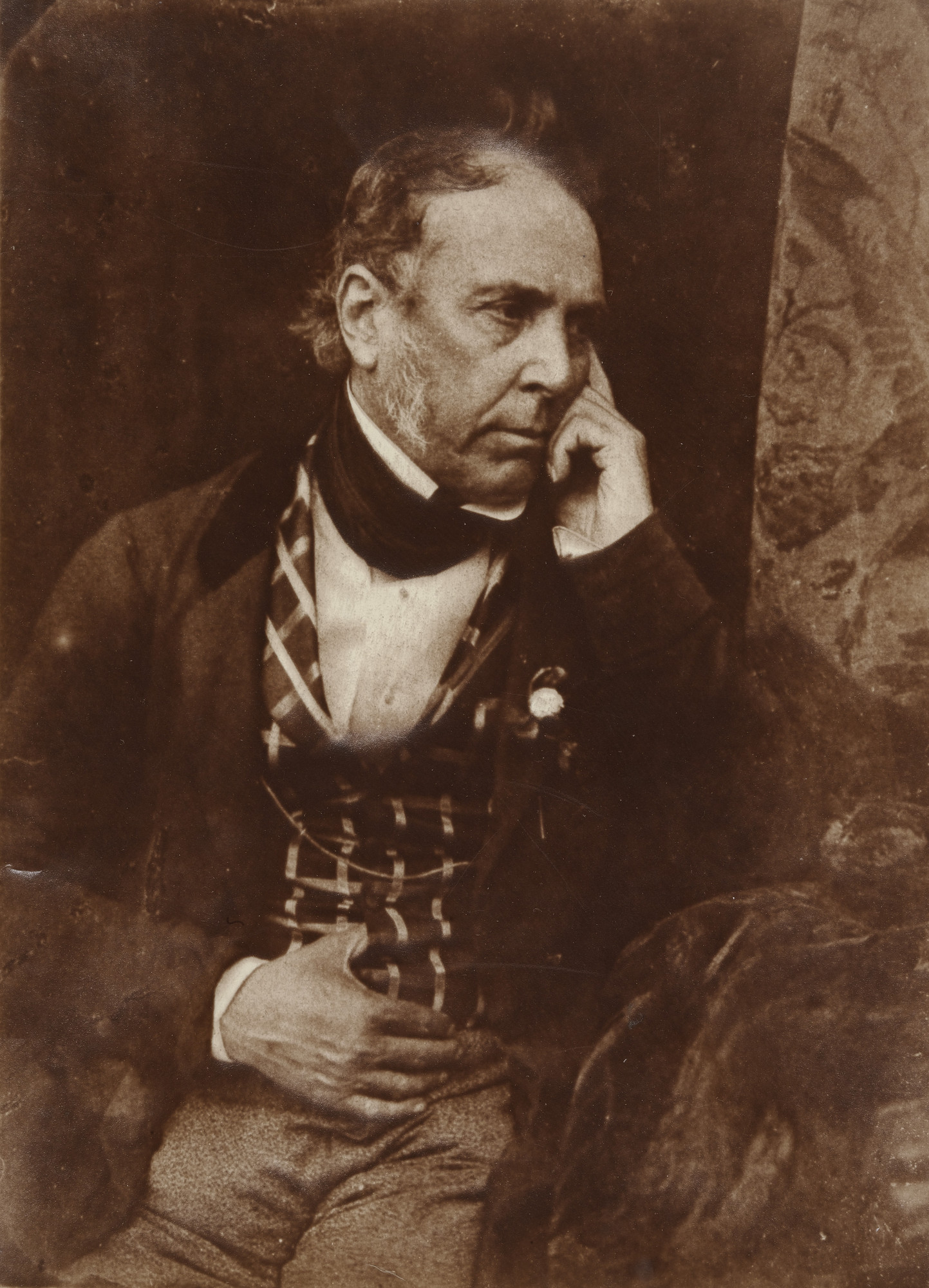 David Octavius Hill. Col. Burns, Son of the Poet