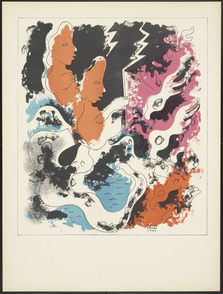 Plate (folio 20) from Estampas del Popol-Vuh