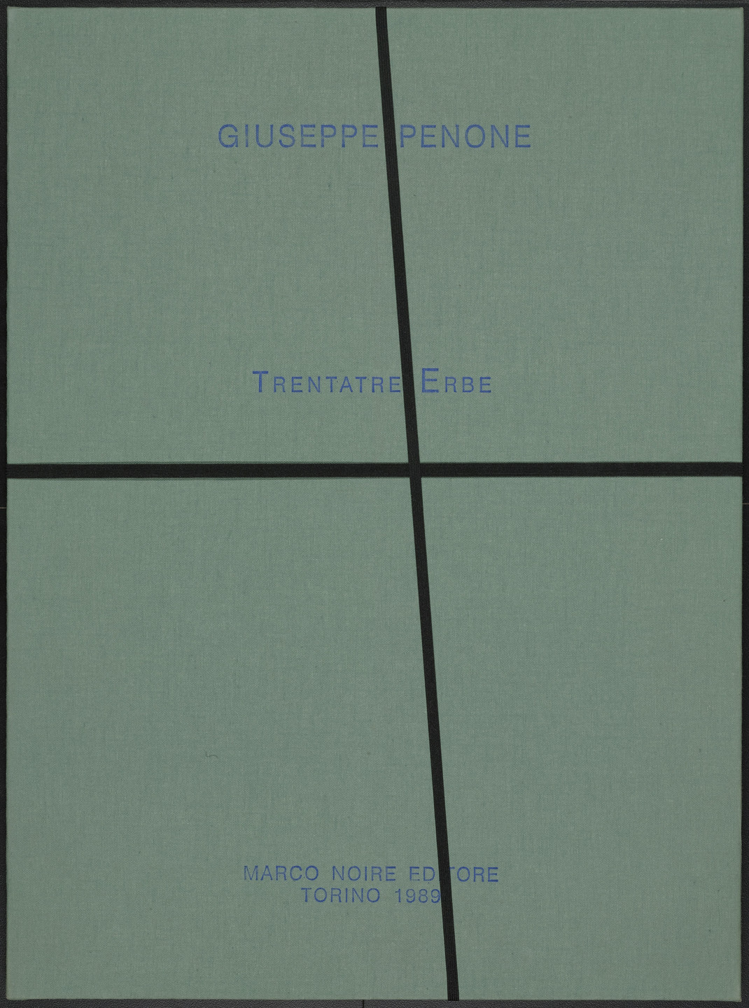 Giuseppe Penone. Thirty-Three Herbs (Trentatre Erbe). 1989