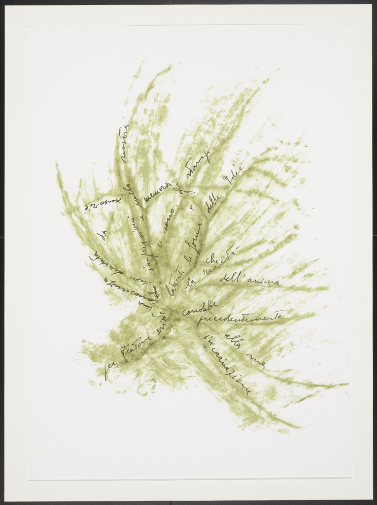 Untitled from Thirty-Three Herbs (Trentatre Erbe) by Giuseppe Penone