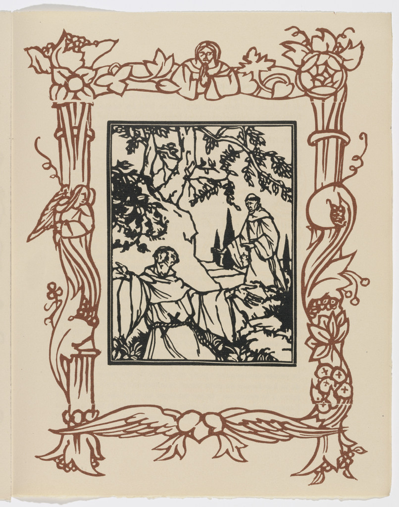 Plate (page 23) from Les Petites Fleurs de St. François (The Little Flowers of St. Francis)