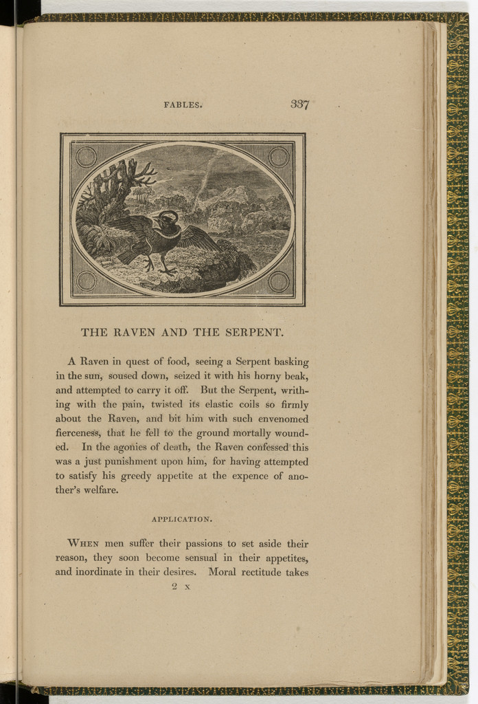 Headpiece (page 337) from The Fables of Aesop
