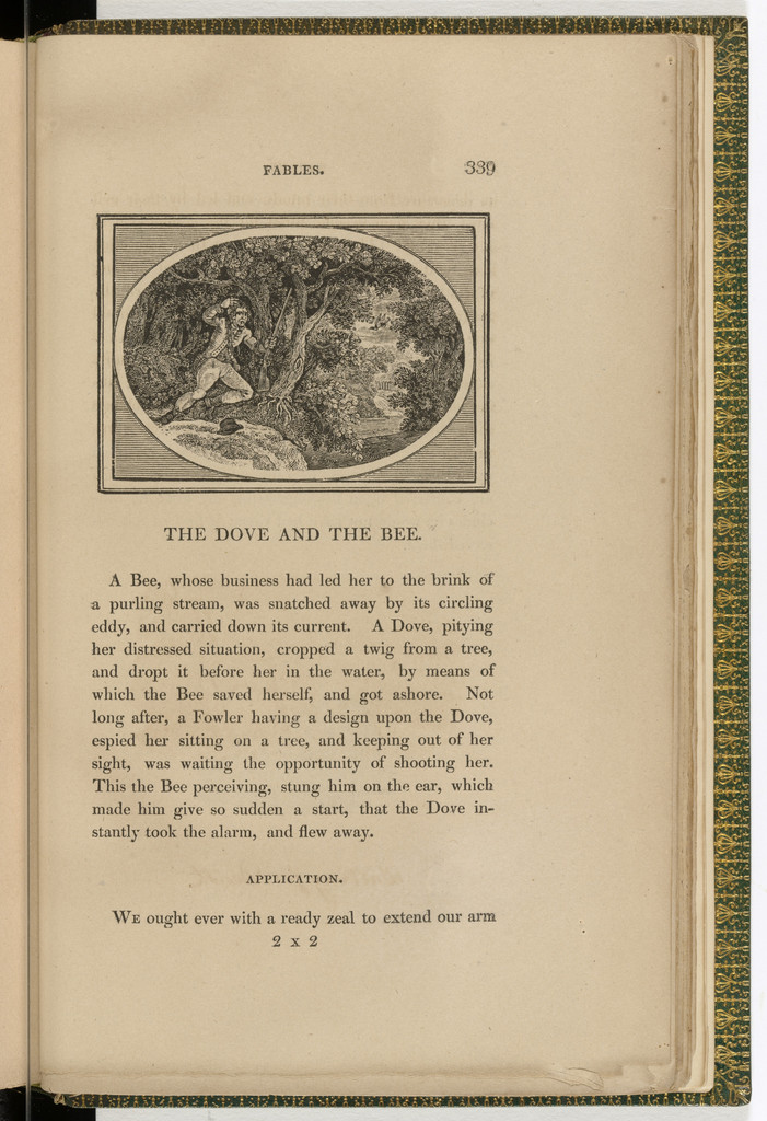 Headpiece (page 339) from The Fables of Aesop