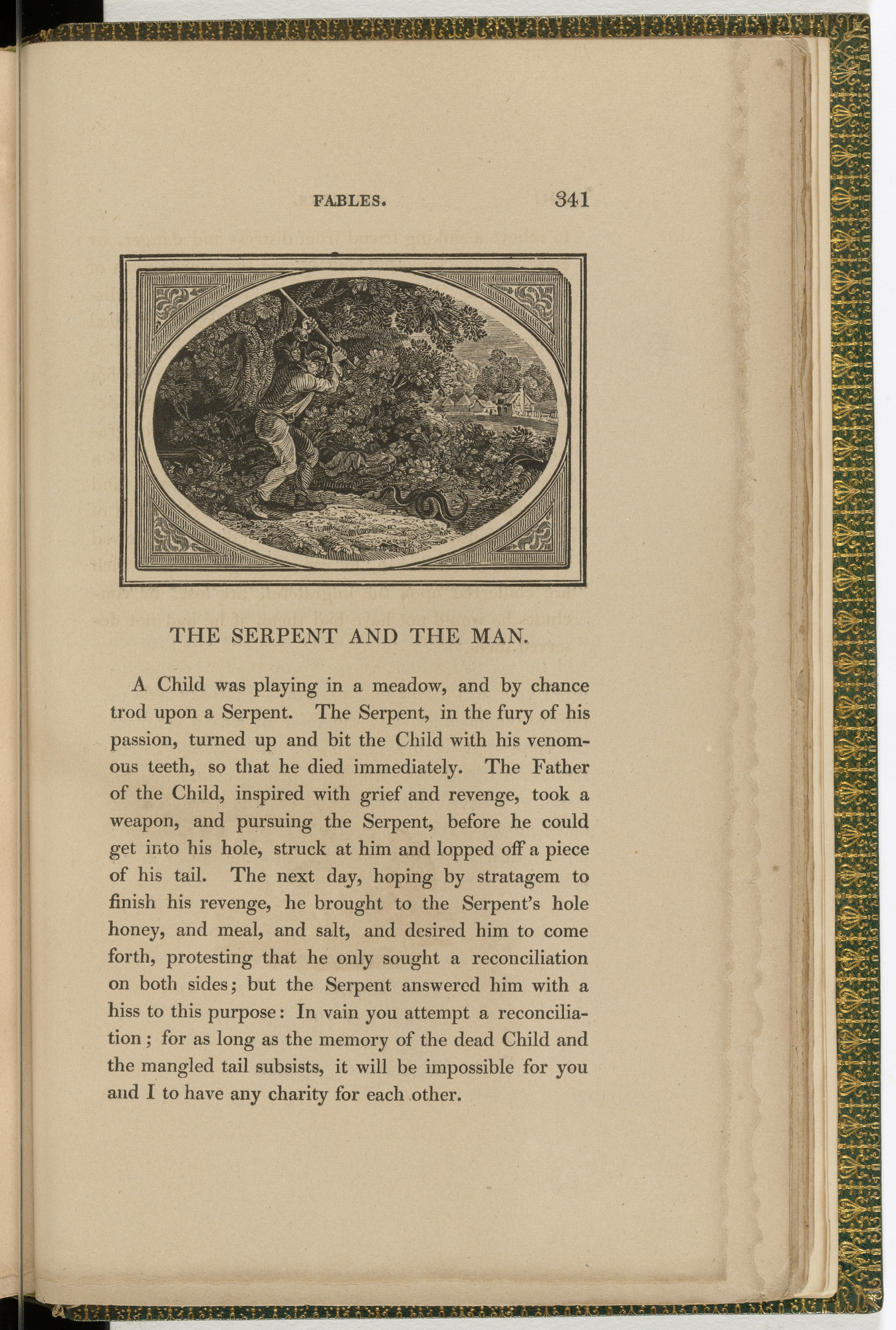 Thomas Bewick. Headpiece (page 341) from The Fables of Aesop
