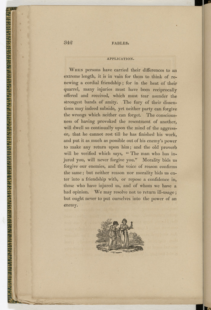 Tailpiece (page 342) from The Fables of Aesop