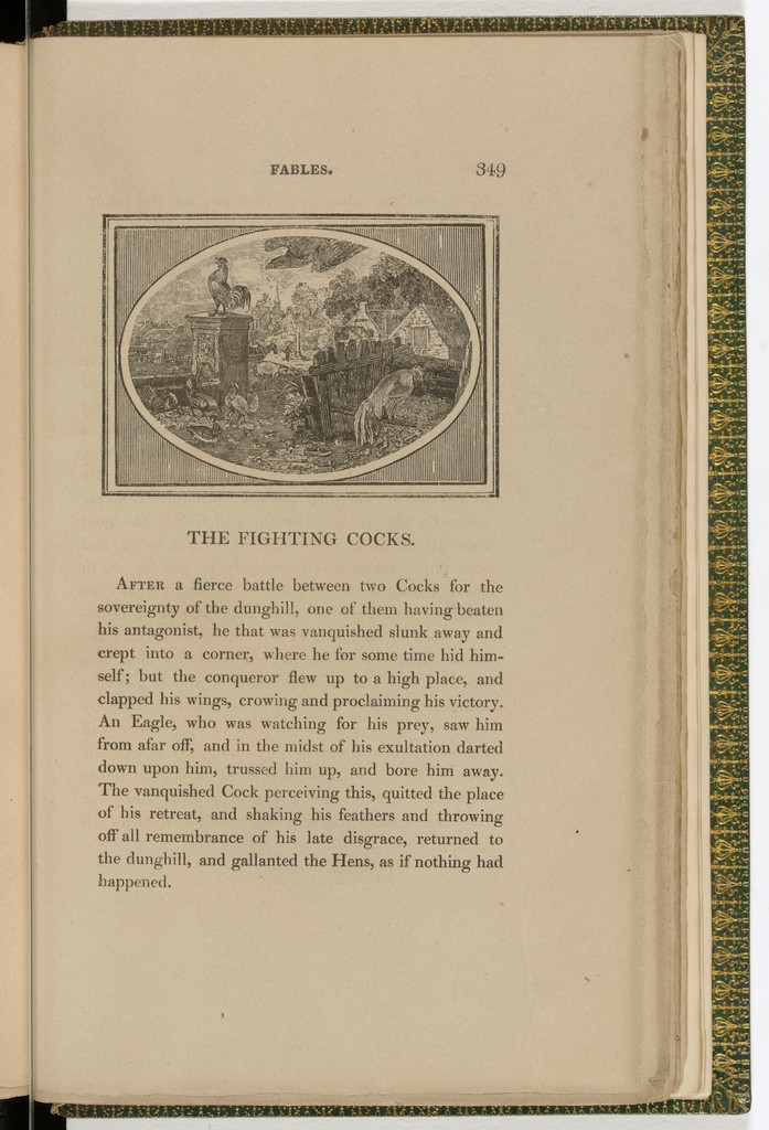 Headpiece (page 349) from The Fables of Aesop