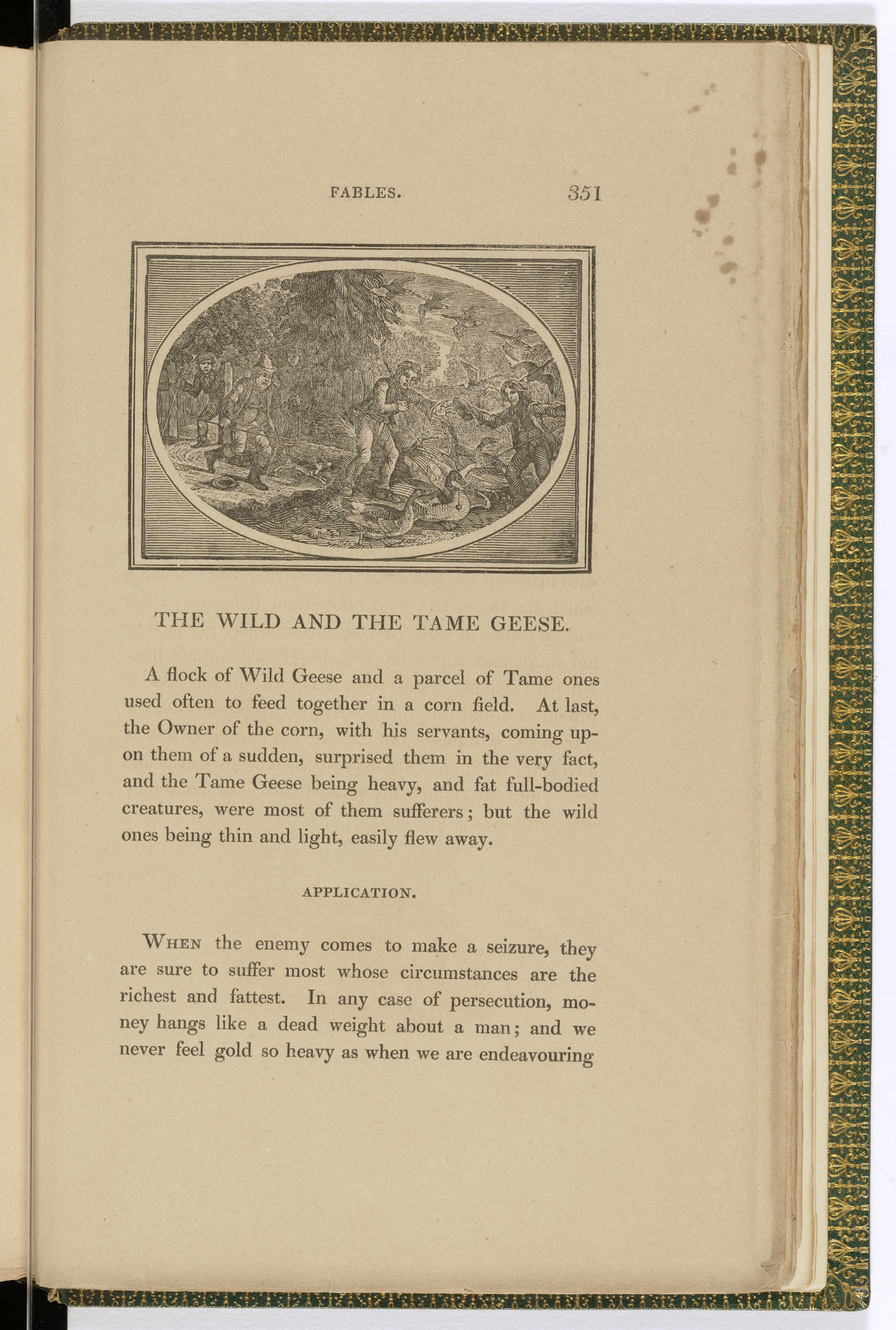 Thomas Bewick. Headpiece (page 351) from The Fables of Aesop