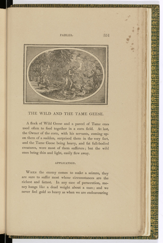 Headpiece (page 351) from The Fables of Aesop