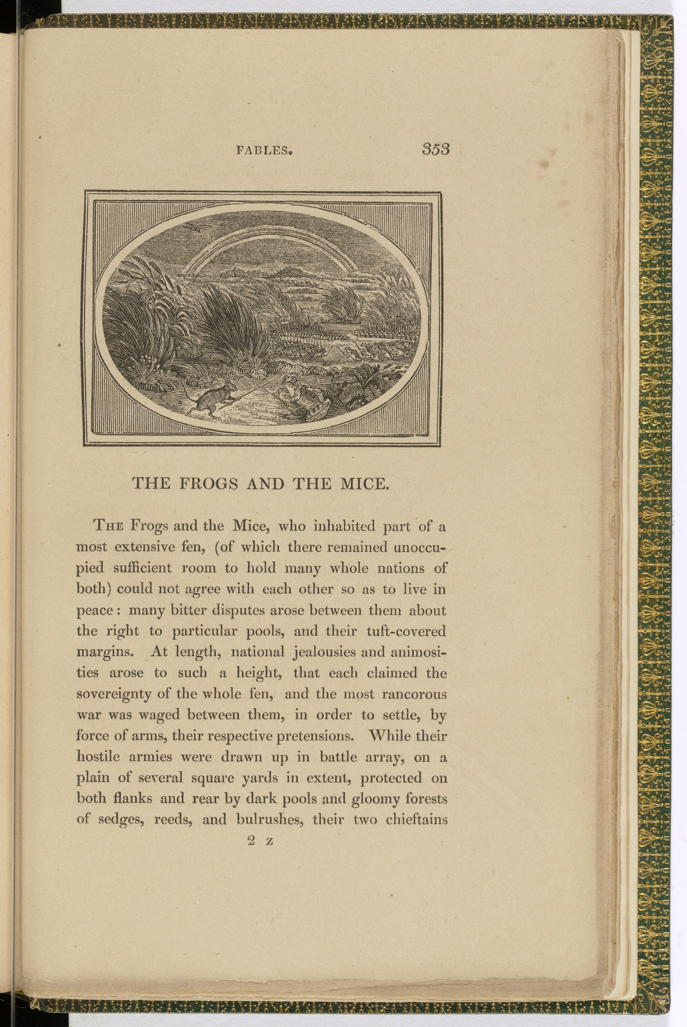 Thomas Bewick. Headpiece (page 353) from The Fables of Aesop