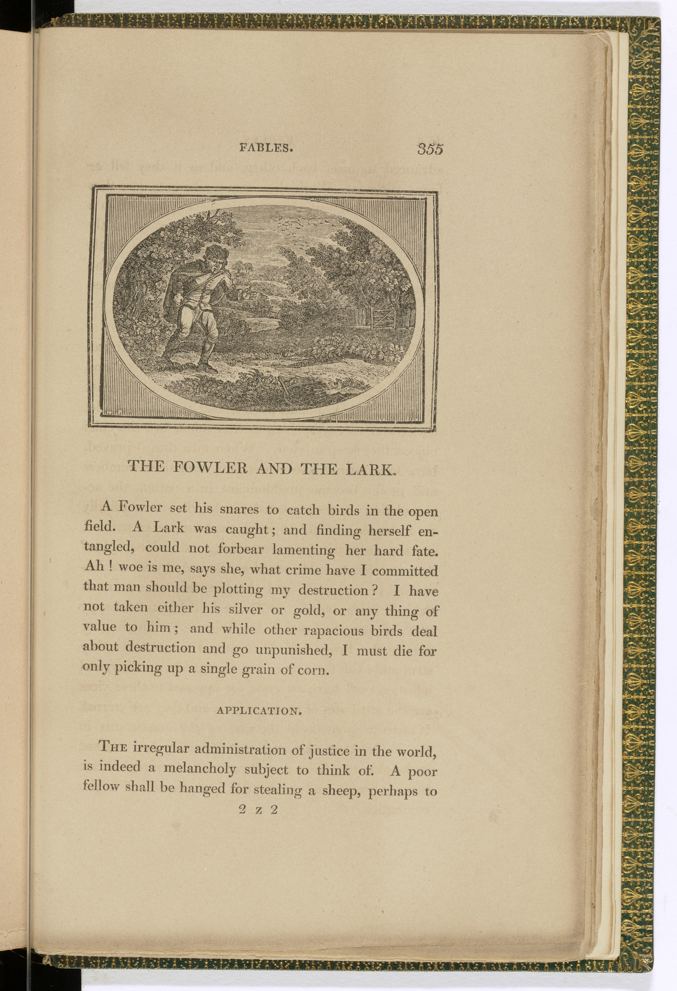 Thomas Bewick. Headpiece (page 355) from The Fables of Aesop