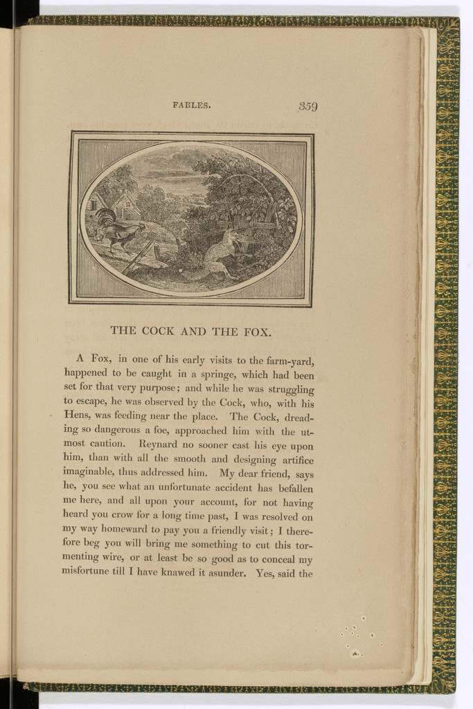 Headpiece (page 359) from The Fables of Aesop