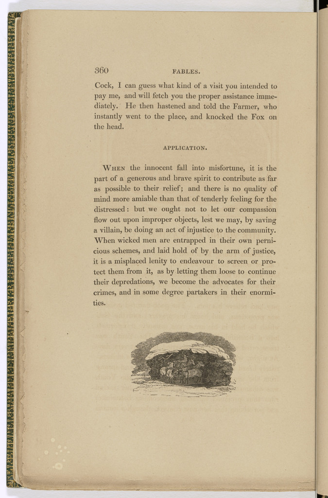 Tailpiece (page 360) from The Fables of Aesop