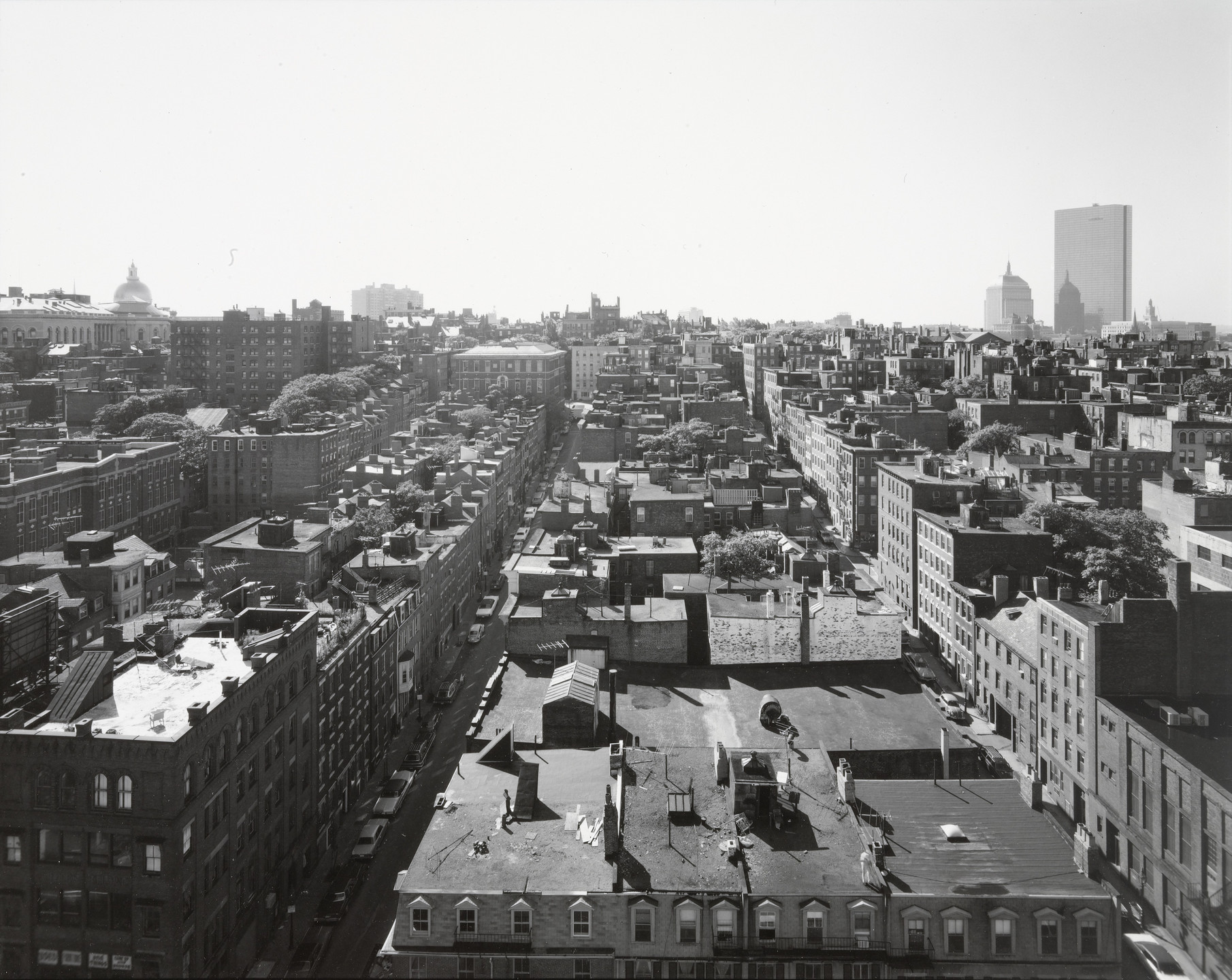 Nicholas Nixon. View of Beacon Hill, Boston. 1975