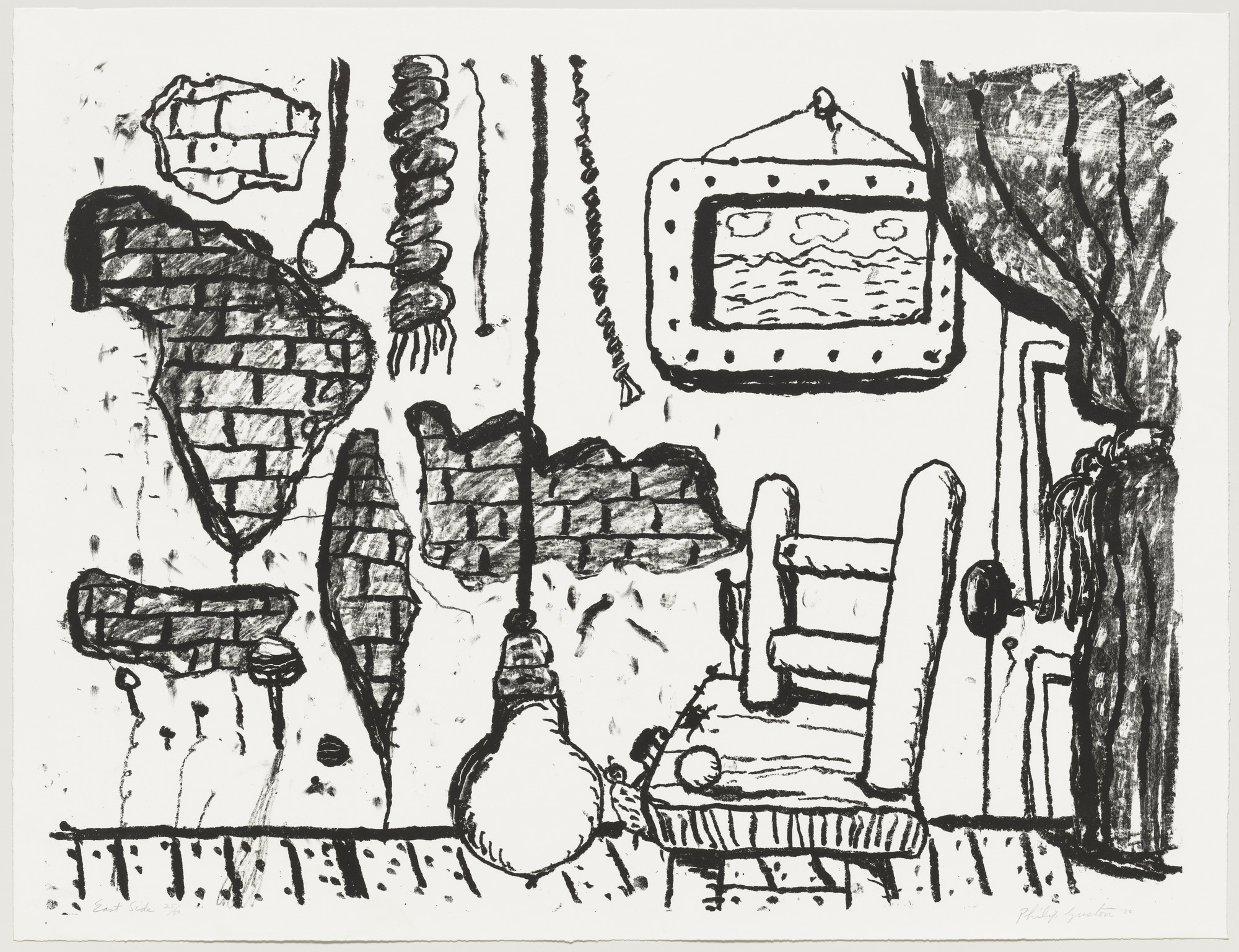 Philip Guston. East Side