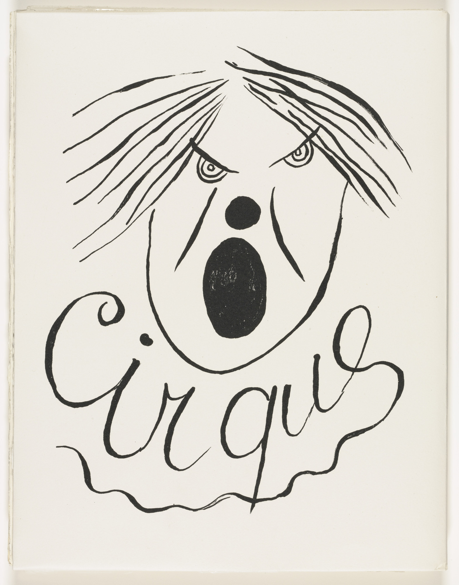 Fernand Léger. Wrapper back from Cirque ( Circus )