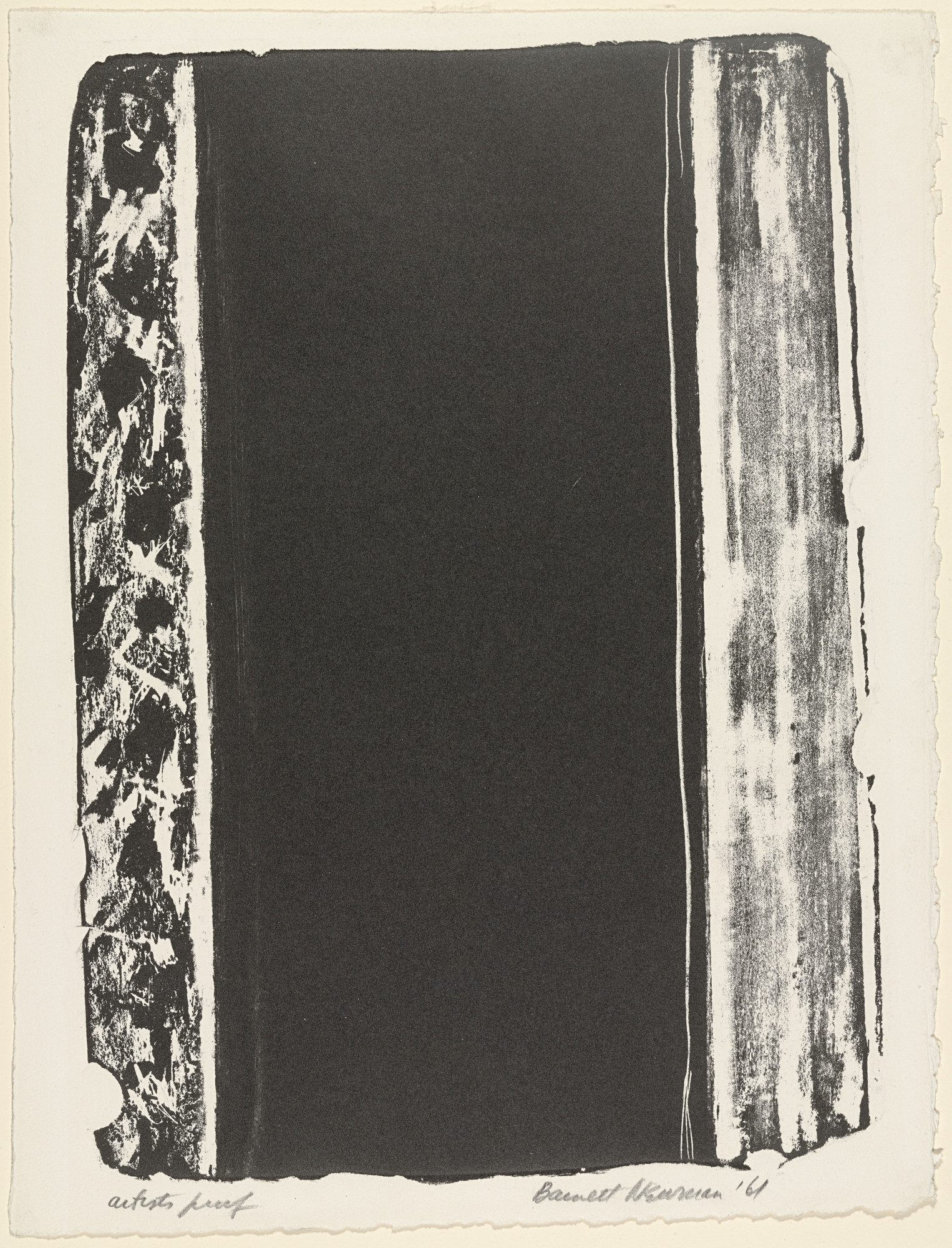 Barnett Newman. Untitled