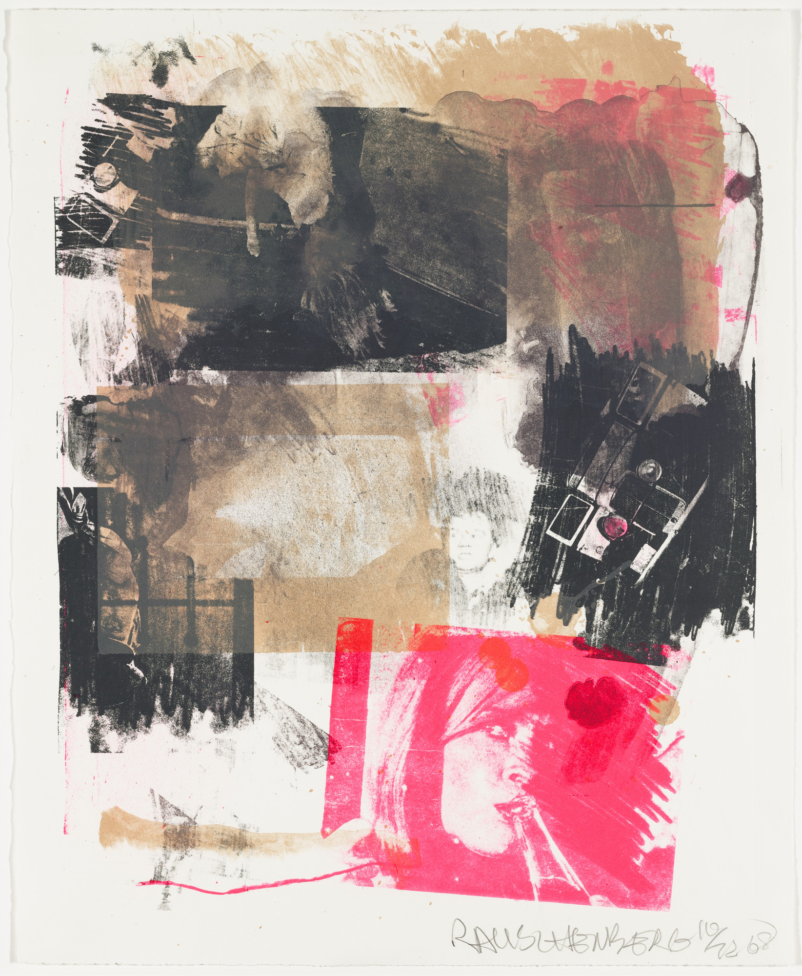 Robert Rauschenberg. Storyline III from the series Reels (B + C)