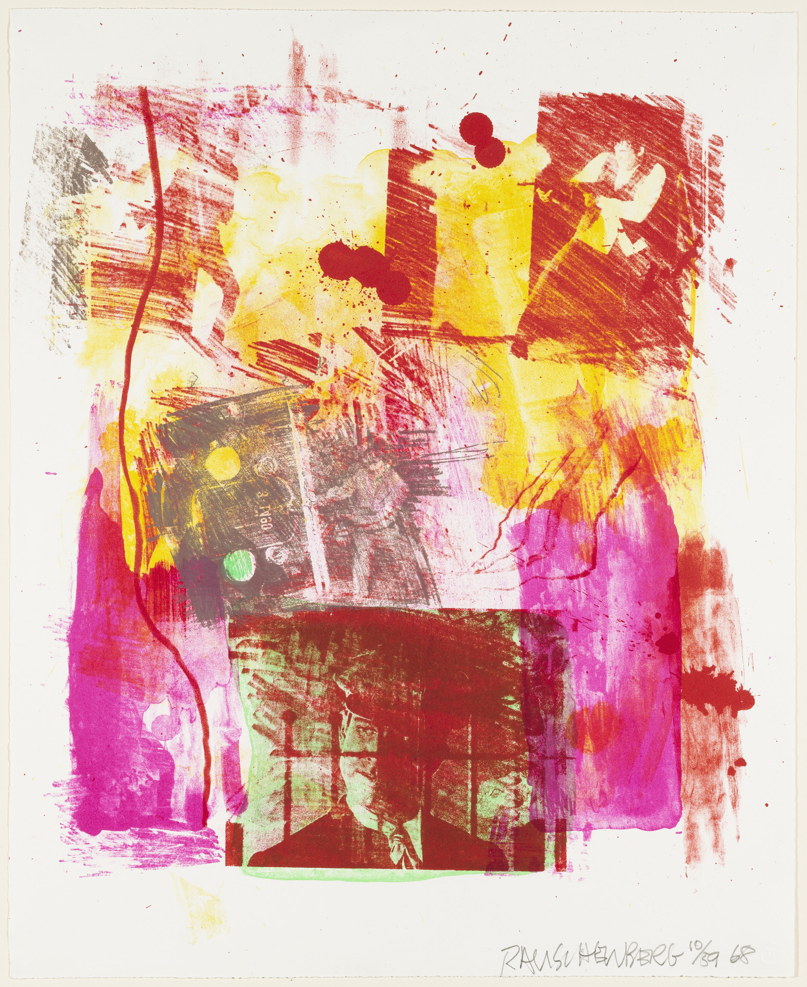 Robert Rauschenberg. Storyline II from the series Reels (B + C)