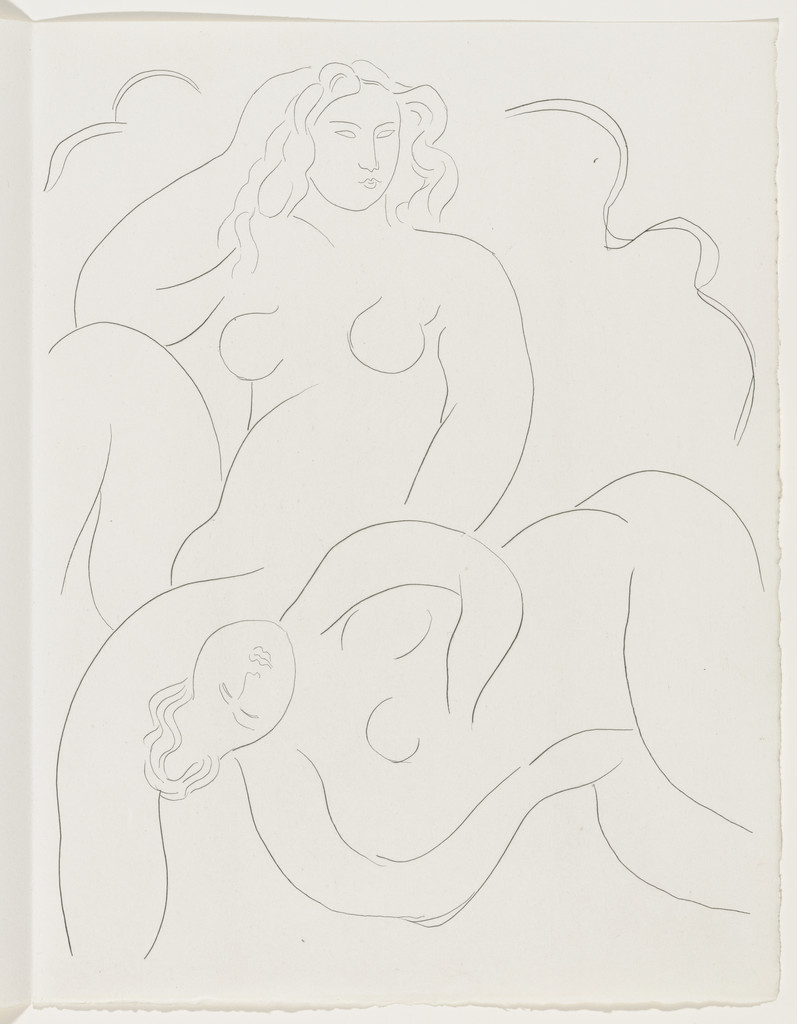 Les Nymphes (The Nymphs) (plate, page 73) from Poésies (Poems)