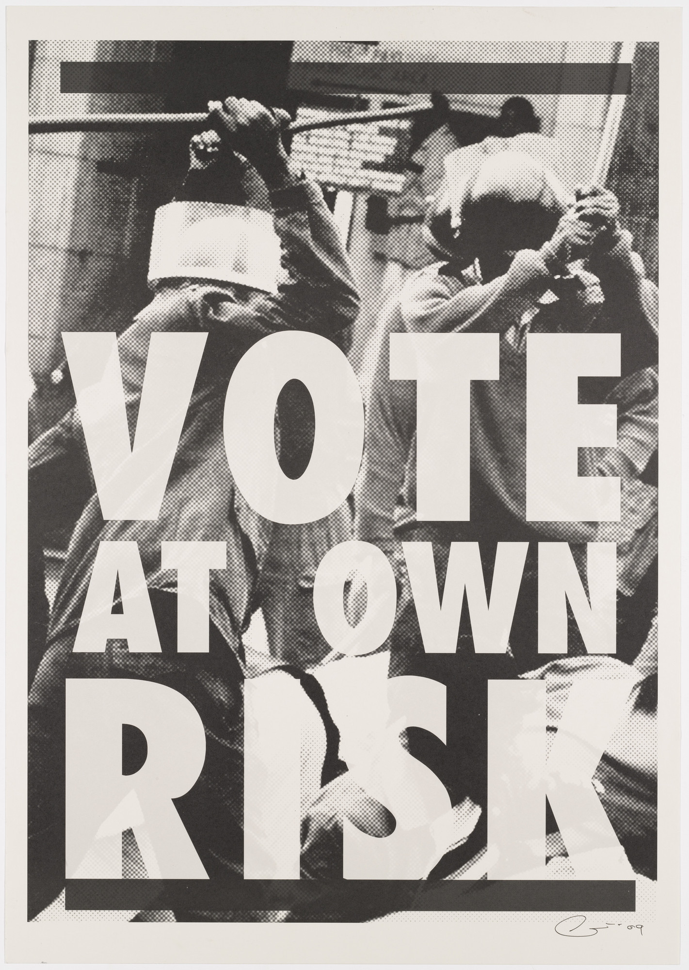 Kudzanai Chiurai - vote at own risk (2009), MoMA