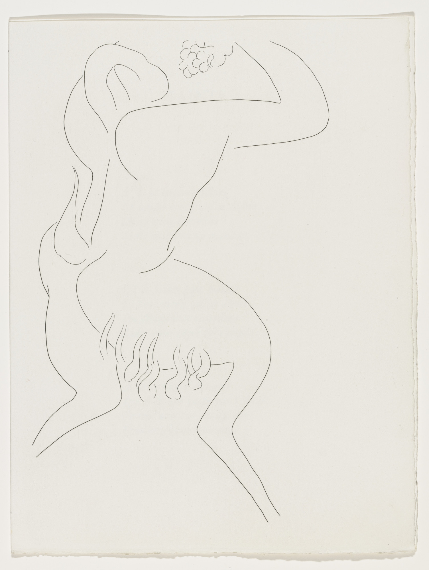 Henri Matisse. Faune (Faun) (plate, page 85) from Poésies (Poems)