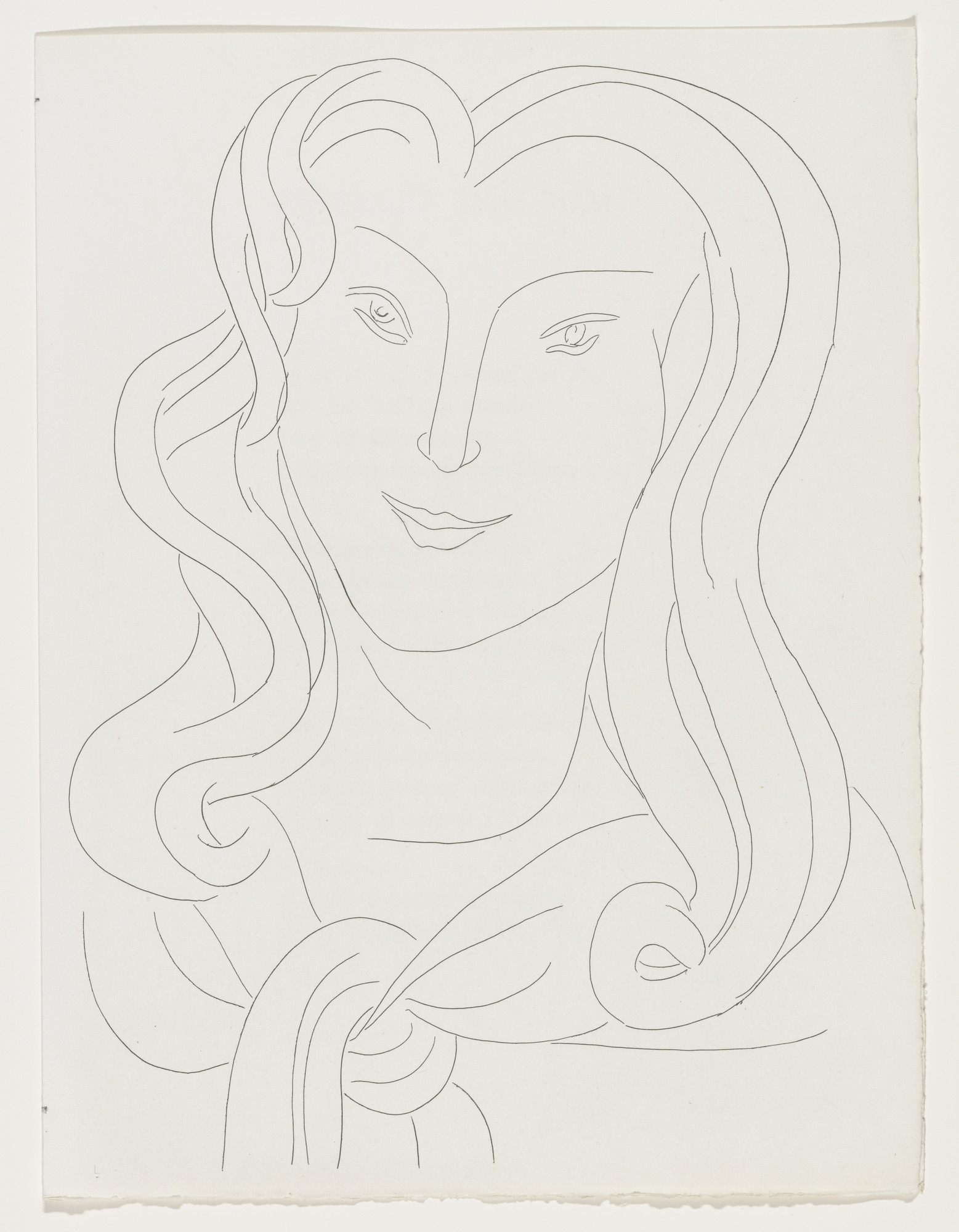 Henri Matisse. Feuillets d'Album (Album Sheets) (plate, page 103) from Poésies (Poems)