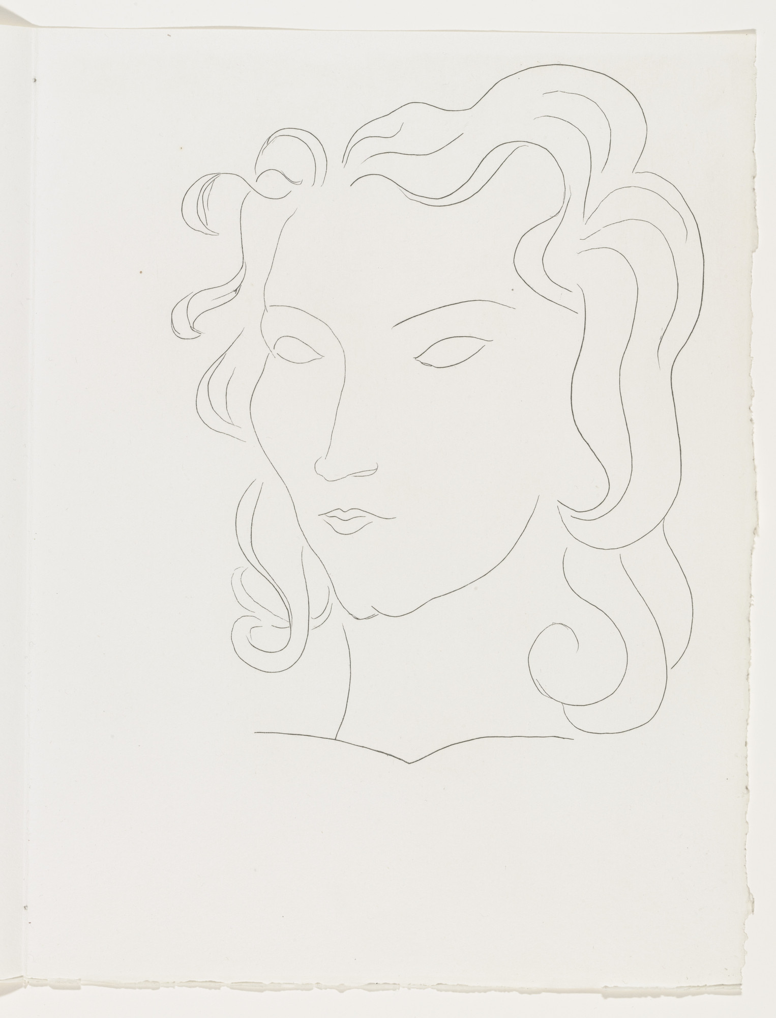 Henri Matisse. Rondels (Roundels) (plate, page 115) from Poésies (Poems)