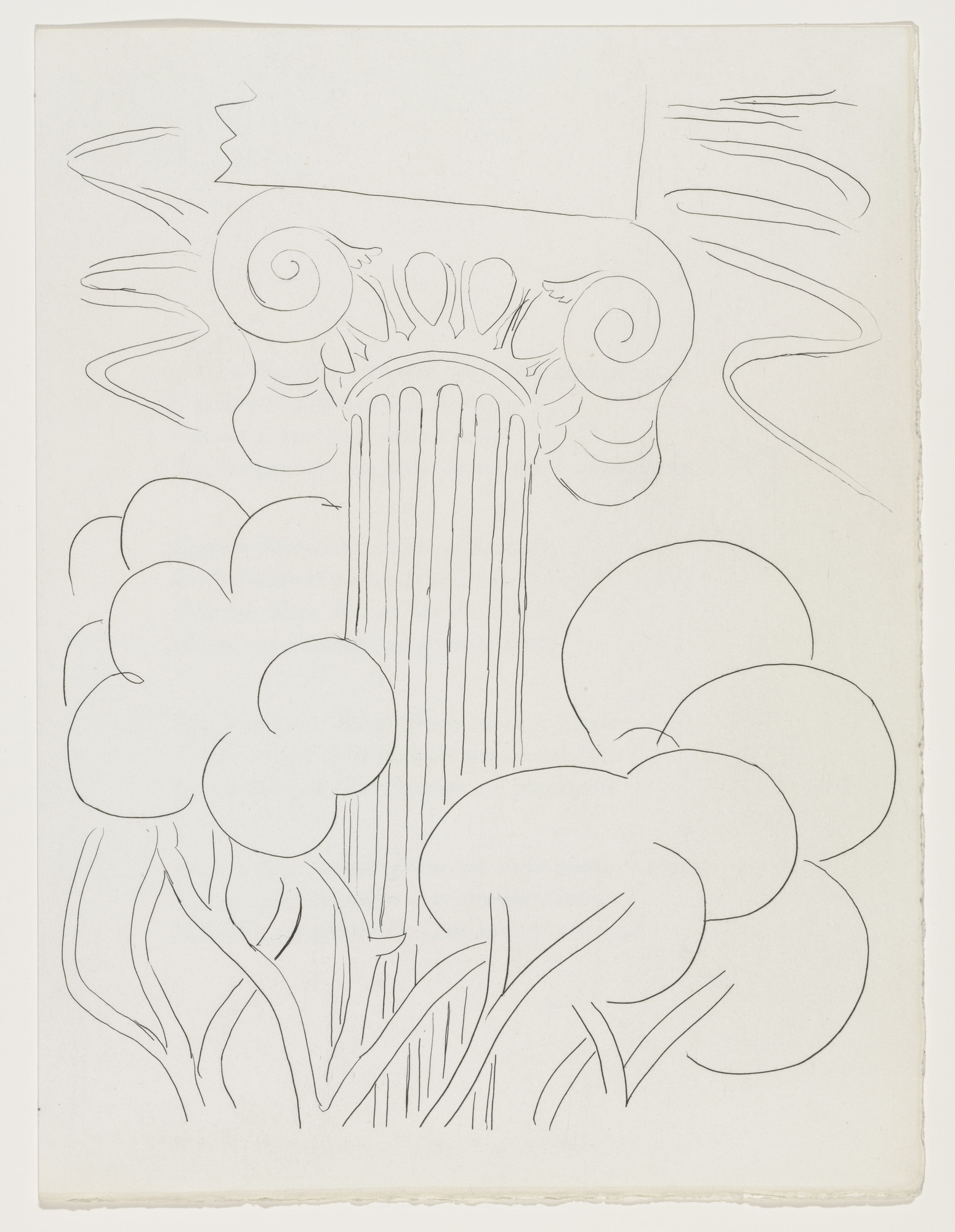 Henri Matisse. Mes bouquins refermés sur le nom de Paphos (My Books Closed on the Name of Paphos) (plate, page 151) from Poésies (Poems)
