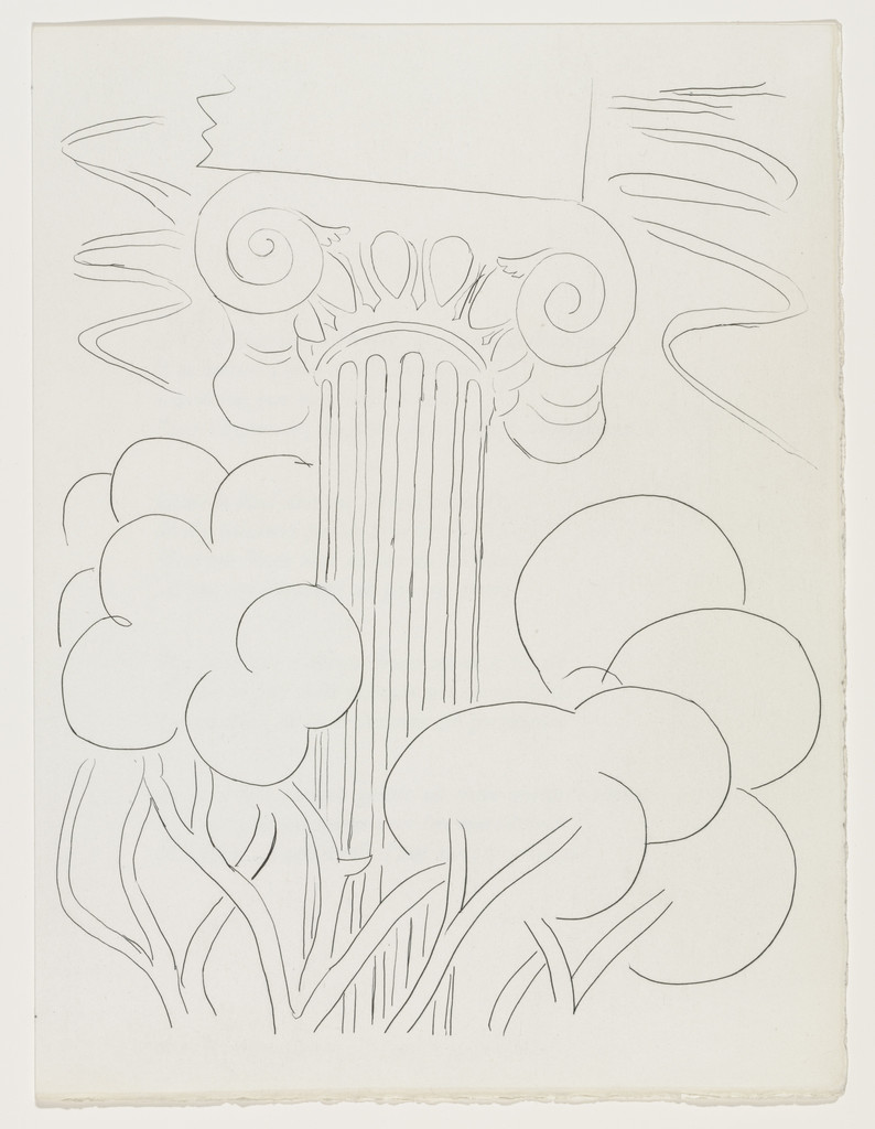 Mes bouquins refermés sur le nom de Paphos (My Books Closed on the Name of Paphos) (plate, page 151) from Poésies (Poems)