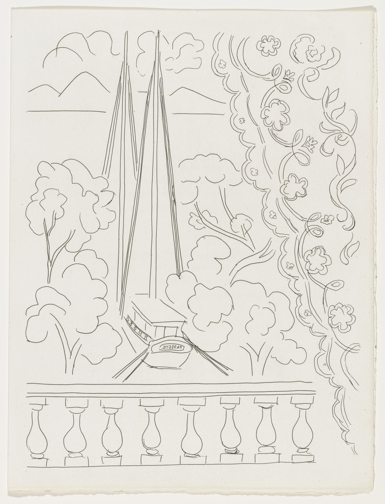 Les Fenêtres (Windows) (plate, page 23) from Poésies (Poems)
