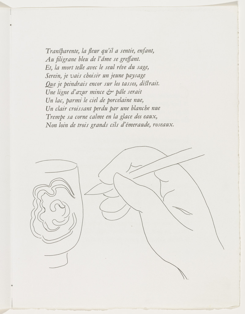 Tailpiece (page 35) from Poésies (Poems)